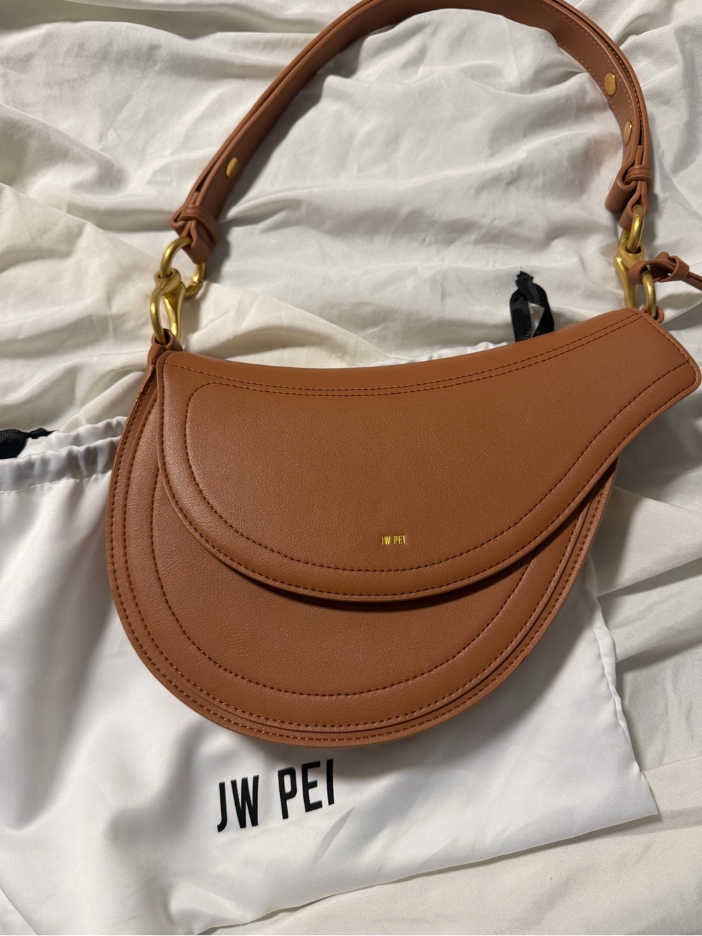 JW PEI Ashlie Shoulder Bag in Brown